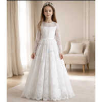 Dievčenské šaty celkorajkované